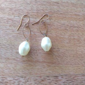 Faux Pearl Earrings